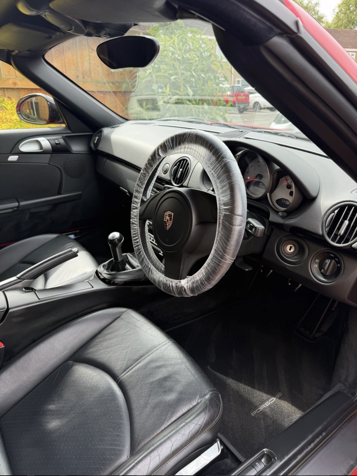 Porsche interior detail